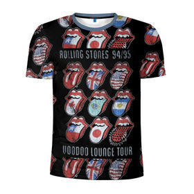 Мужская футболка 3D спортивная с принтом The Rolling Stones в Курске, 100% полиэстер с улучшенными характеристиками | приталенный силуэт, круглая горловина, широкие плечи, сужается к линии бедра | англия | аргентина | блюз рок | канада | мик джаггер | музыка | песни | психоделический рок | ритм н блюз | рок | рок н ролл | ролинг | рот | стоун | стоунз | сша | флаг | язык | япония