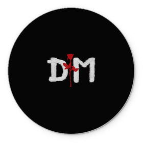 Коврик круглый с принтом Depeche mode в Курске, резина и полиэстер | круглая форма, изображение наносится на всю лицевую часть | depeche mode | music | альтернатива | музыка | рок
