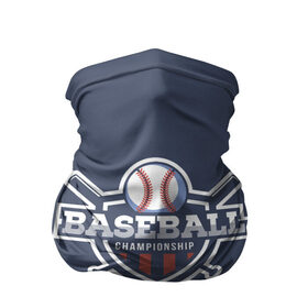Бандана-труба 3D с принтом Baseball в Курске, 100% полиэстер, ткань с особыми свойствами — Activecool | плотность 150‒180 г/м2; хорошо тянется, но сохраняет форму | baseball | аут | бейс | бита | бол | игра | мяч | страйк