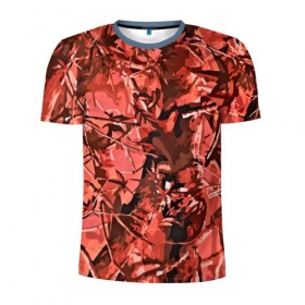 Мужская футболка 3D спортивная с принтом camouflage texture в Курске, 100% полиэстер с улучшенными характеристиками | приталенный силуэт, круглая горловина, широкие плечи, сужается к линии бедра | армия | камуфляж | пиксели | силовые структуры | текстуры | хаки