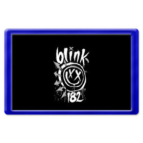 Магнит 45*70 с принтом Blink-182 в Курске, Пластик | Размер: 78*52 мм; Размер печати: 70*45 | blink | california | pop | punk | rock | группа | калифорния | панк | рок