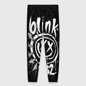 Женские брюки 3D с принтом Blink-182 в Курске, полиэстер 100% | прямой крой, два кармана без застежек по бокам, с мягкой трикотажной резинкой на поясе и по низу штанин. В поясе для дополнительного комфорта — широкие завязки | blink | california | pop | punk | rock | группа | калифорния | панк | рок