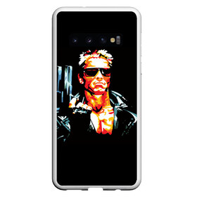 Чехол для Samsung Galaxy S10 с принтом Terminator Combat Sambo 3D в Курске, Силикон | Область печати: задняя сторона чехла, без боковых панелей | терминатор