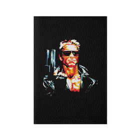 Обложка для паспорта матовая кожа с принтом Terminator Combat Sambo 3D в Курске, натуральная матовая кожа | размер 19,3 х 13,7 см; прозрачные пластиковые крепления | Тематика изображения на принте: терминатор