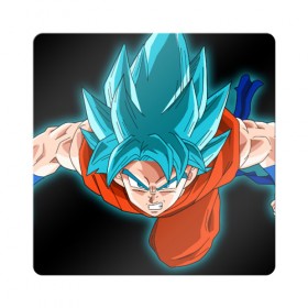 Магнит виниловый Квадрат с принтом Dragon Ball в Курске, полимерный материал с магнитным слоем | размер 9*9 см, закругленные углы | Тематика изображения на принте: 