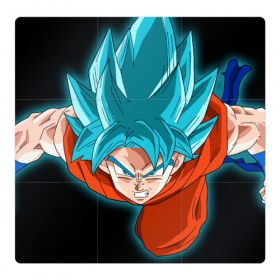 Магнитный плакат 3Х3 с принтом Dragon Ball в Курске, Полимерный материал с магнитным слоем | 9 деталей размером 9*9 см | 