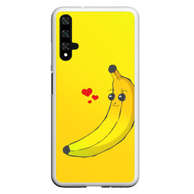 Чехол для Honor 20 с принтом Just Banana (Yellow) в Курске, Силикон | Область печати: задняя сторона чехла, без боковых панелей | banana | банан | желтый | оранжевый | фрукты