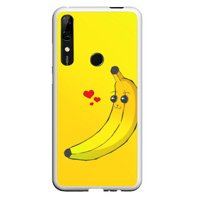 Чехол для Honor P Smart Z с принтом Just Banana (Yellow) в Курске, Силикон | Область печати: задняя сторона чехла, без боковых панелей | banana | банан | желтый | оранжевый | фрукты
