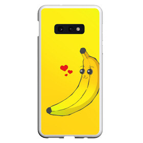 Чехол для Samsung S10E с принтом Just Banana (Yellow) в Курске, Силикон | Область печати: задняя сторона чехла, без боковых панелей | banana | банан | желтый | оранжевый | фрукты