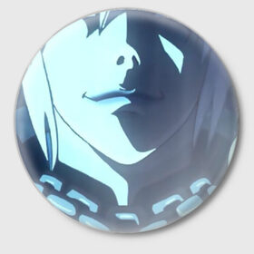 Значок с принтом Ярость Бахамута в Курске,  металл | круглая форма, металлическая застежка в виде булавки | rage of bahamut