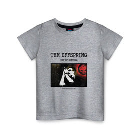 Детская футболка хлопок с принтом The Offspring - out of control в Курске, 100% хлопок | круглый вырез горловины, полуприлегающий силуэт, длина до линии бедер | 