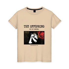 Женская футболка хлопок с принтом The Offspring - out of control в Курске, 100% хлопок | прямой крой, круглый вырез горловины, длина до линии бедер, слегка спущенное плечо | 