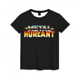 Женская футболка 3D с принтом Metal Hurlant в Курске, 100% полиэфир ( синтетическое хлопкоподобное полотно) | прямой крой, круглый вырез горловины, длина до линии бедер | 80 е | 80s | 90 е | 90s | gta | miami | music | neon | retro | retro wave | style | vhs | vice city | вайс сити | восьмидесятые | гта | девяностые | майами | надпись | неон | рэтро | синти | шрифт