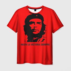 Мужская футболка 3D с принтом Че Гевара Эрнесто в Курске, 100% полиэфир | прямой крой, круглый вырез горловины, длина до линии бедер | Тематика изображения на принте: che | guevara