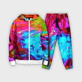 Детский костюм 3D с принтом Tie dye в Курске,  |  | abstraction | color | spray | tie dye | абстракция | акварель | живопись | искусство | краски | текстуры | цветные краски | яркие цвета