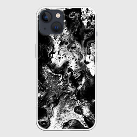 Чехол для iPhone 13 с принтом Чёрная краска в Курске,  |  | abstraction | color | spray | tie dye | абстракция | акварель | живопись | искусство | краски | текстуры | цветные краски | яркие цвета