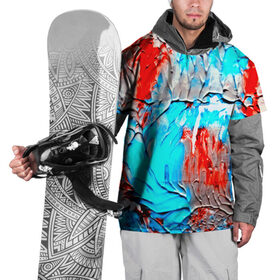 Накидка на куртку 3D с принтом Буйство красок в Курске, 100% полиэстер |  | abstraction | color | spray | tie dye | абстракция | акварель | живопись | искусство | краски | текстуры | цветные краски | яркие цвета