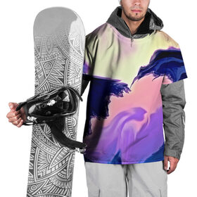 Накидка на куртку 3D с принтом Абстрактный мир в Курске, 100% полиэстер |  | abstraction | color | spray | tie dye | абстракция | акварель | живопись | искусство | краски | текстуры | цветные краски | яркие цвета