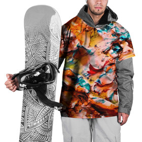 Накидка на куртку 3D с принтом Tie-Dye в Курске, 100% полиэстер |  | abstraction | color | spray | tie dye | абстракция | акварель | живопись | искусство | краски | текстуры | цветные краски | яркие цвета