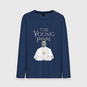 Мужской лонгслив хлопок с принтом Молодой Папа | The Young Pope в Курске, 100% хлопок |  | the young pope | джуд лоу | молодой папа