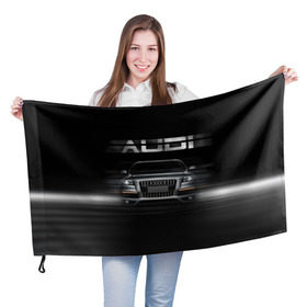 Флаг 3D с принтом Audi Q7 скорость в Курске, 100% полиэстер | плотность ткани — 95 г/м2, размер — 67 х 109 см. Принт наносится с одной стороны | audi | авто | автомобиль | ауди | кольца | красивая | кроссовер | крутая | марка | машина | надпись | немецкая иномарка | прикольная | тачка | черная | эмблема