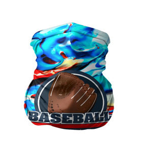 Бандана-труба 3D с принтом Бейсбол color в Курске, 100% полиэстер, ткань с особыми свойствами — Activecool | плотность 150‒180 г/м2; хорошо тянется, но сохраняет форму | baseball | sport | бейсбол | спорт