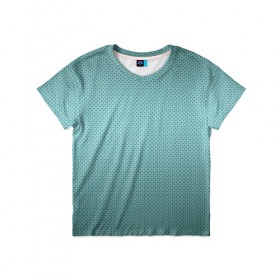 Детская футболка 3D с принтом Print-X в Курске, 100% гипоаллергенный полиэфир | прямой крой, круглый вырез горловины, длина до линии бедер, чуть спущенное плечо, ткань немного тянется | полоски | рисунок | точки | узор