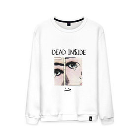 Мужской свитшот хлопок с принтом Dead Inside / Мертвый Внутри в Курске, 100% хлопок |  | skate | swag | top | trend | мерч