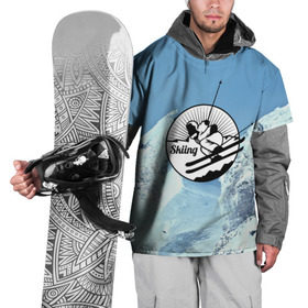 Накидка на куртку 3D с принтом Лыжный спорт в Курске, 100% полиэстер |  | ski patrol | sport | возвышение | возвышенность | гора | горка | национальный парк | облака | склон | снег | спорт | холм