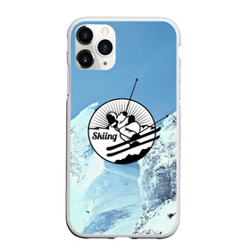 Чехол для iPhone 11 Pro Max матовый с принтом Лыжный спорт в Курске, Силикон |  | ski patrol | sport | возвышение | возвышенность | гора | горка | национальный парк | облака | склон | снег | спорт | холм