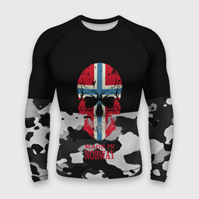 Мужской рашгард 3D с принтом Made in Norway в Курске,  |  | camouflage | made in norway | skull | абстракция | города | камуфляж | нация | норвегия | страны | текстуры | череп