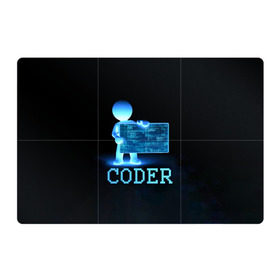 Магнитный плакат 3Х2 с принтом Coder - программист кодировщик в Курске, Полимерный материал с магнитным слоем | 6 деталей размером 9*9 см | it | programmer | голова | загрузка | код | надпись | неоновый | ноги | программный | руки | светящийся | страница | технологии | хакер | человек | человечек | шифровальщик | экран