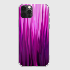 Чехол для iPhone 12 Pro Max с принтом фиолетово-черные краски в Курске, Силикон |  | color | violet | акварель | краски | полосы | фиолетовый | цвет | черный | ярко