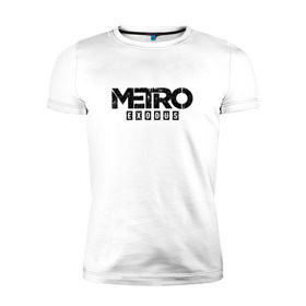 Мужская футболка премиум с принтом Metro: Exodus в Курске, 92% хлопок, 8% лайкра | приталенный силуэт, круглый вырез ворота, длина до линии бедра, короткий рукав | Тематика изображения на принте: metro | metro exodus | метро