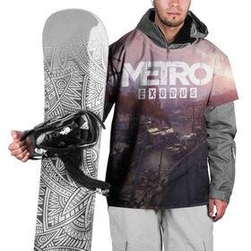 Накидка на куртку 3D с принтом METRO в Курске, 100% полиэстер |  | Тематика изображения на принте: metro | metro exodus | метро