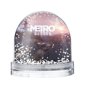 Снежный шар с принтом METRO в Курске, Пластик | Изображение внутри шара печатается на глянцевой фотобумаге с двух сторон | metro | metro exodus | метро