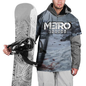 Накидка на куртку 3D с принтом METRO EXODUS в Курске, 100% полиэстер |  | metro | metro exodus | метро