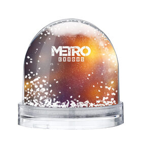 Снежный шар с принтом МЕТРО в Курске, Пластик | Изображение внутри шара печатается на глянцевой фотобумаге с двух сторон | metro | metro exodus | метро