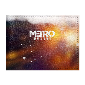 Обложка для студенческого билета с принтом МЕТРО в Курске, натуральная кожа | Размер: 11*8 см; Печать на всей внешней стороне | Тематика изображения на принте: metro | metro exodus | метро
