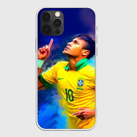 Чехол для iPhone 12 Pro с принтом Neymar в Курске, силикон | область печати: задняя сторона чехла, без боковых панелей | neymar | неймар | сборная бразилии