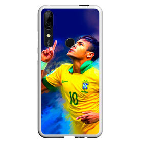 Чехол для Honor P Smart Z с принтом Neymar в Курске, Силикон | Область печати: задняя сторона чехла, без боковых панелей | neymar | неймар | сборная бразилии