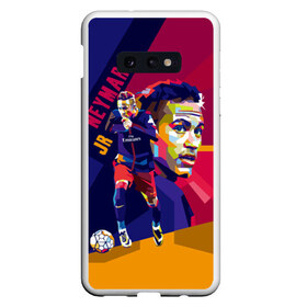 Чехол для Samsung S10E с принтом Neymar в Курске, Силикон | Область печати: задняя сторона чехла, без боковых панелей | neymar | неймар | сборная бразилии