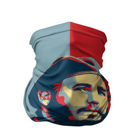 Бандана-труба 3D с принтом Фидель Кастро в Курске, 100% полиэстер, ткань с особыми свойствами — Activecool | плотность 150‒180 г/м2; хорошо тянется, но сохраняет форму | cuba | fidel | диктатор | коммунизм | куба | президент | фидель