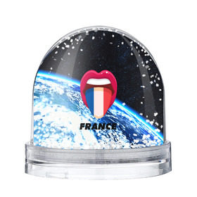 Водяной шар с принтом France в Курске, Пластик | Изображение внутри шара печатается на глянцевой фотобумаге с двух сторон | 