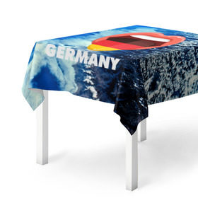 Скатерть 3D с принтом Germany в Курске, 100% полиэстер (ткань не мнется и не растягивается) | Размер: 150*150 см | Тематика изображения на принте: 