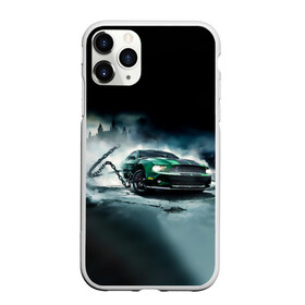 Чехол для iPhone 11 Pro Max матовый с принтом Призрачный Ford Mustang в Курске, Силикон |  | ford | mustang | авто | автомобиль | блатная | замок | зеленый | иномарка | крутая | марка | машина | мустанг | пацанский таз | поводок | прикольная | седан | тачила | тачка | туман | форд | цепь