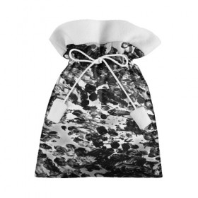 Подарочный 3D мешок с принтом Чёрно-серые пятна в Курске, 100% полиэстер | Размер: 29*39 см | watercolor | абстракция красок | акварель | брызги красок | живопись | краска | потертость красок | текстуры | черно белый