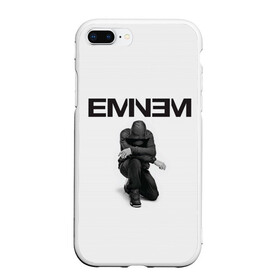 Чехол для iPhone 7Plus/8 Plus матовый с принтом Eminem в Курске, Силикон | Область печати: задняя сторона чехла, без боковых панелей | eminem | rap | еминем | реп | рэп | эминем