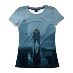 Женская футболка 3D с принтом War в Курске, 100% полиэфир ( синтетическое хлопкоподобное полотно) | прямой крой, круглый вырез горловины, длина до линии бедер | battlefield | war | батлфилд 1 | война | первая мировая война