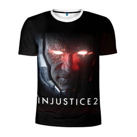 Мужская футболка 3D спортивная с принтом injustice в Курске, 100% полиэстер с улучшенными характеристиками | приталенный силуэт, круглая горловина, широкие плечи, сужается к линии бедра | битва | борьба | герои | герой | несправедливость | схватка | чудо